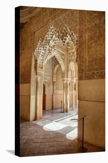 Interior of Alhambra Palace in Granada, Spain-Julianne Eggers-Premier Image Canvas