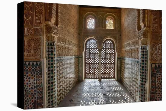 Interior of Alhambra Palace in Granada, Spain-Julianne Eggers-Premier Image Canvas