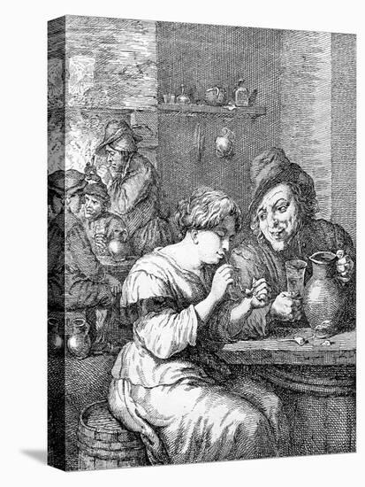 Interior of an Inn, Etched by Coryn Boel (Etching)-David Teniers the Younger-Premier Image Canvas