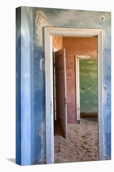 Interior of Building Slowly Being Consumed by the Sands of the Namib Desert-Lee Frost-Premier Image Canvas