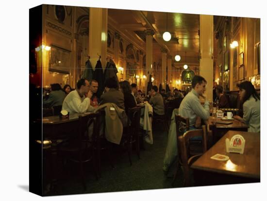 Interior of Cafe Pub, Brussels, Belgium-Michael Jenner-Premier Image Canvas