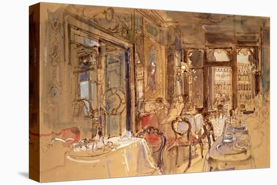 Interior of Florian's, Venice, 1984-John Stanton Ward-Premier Image Canvas