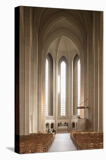 Interior of Grundvigs Church, Bispebjerg, Copenhagen, Denmark-Ben Pipe-Premier Image Canvas