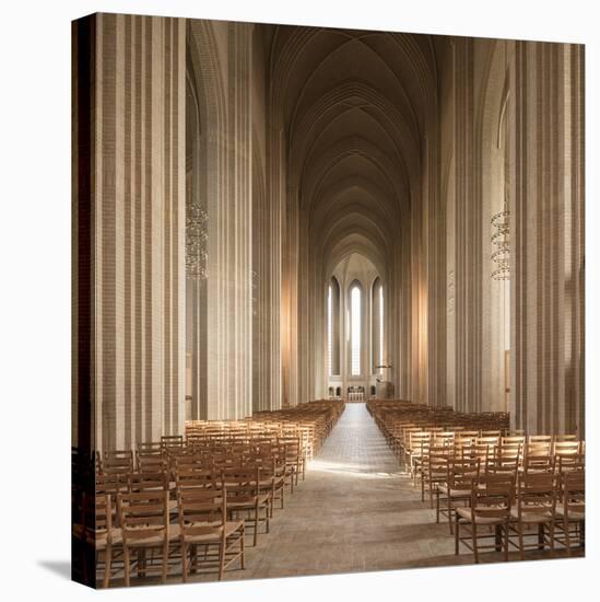 Interior of Grundvigs Church, Bispebjerg, Copenhagen, Denmark-Ben Pipe-Premier Image Canvas