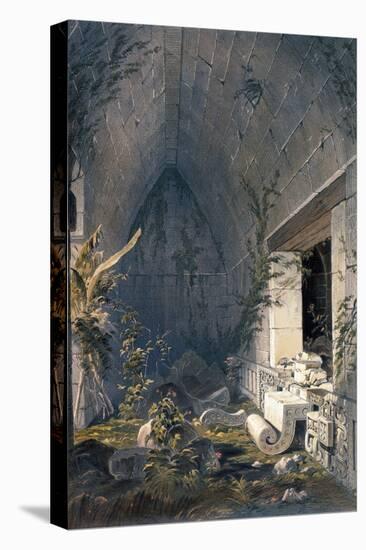 Interior of Principal Building at Kabah, from 'Views of Ancient Monuments in Central America,…-Frederick Catherwood-Premier Image Canvas