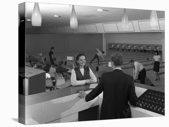 Interior of Silver Blades Ice Rink and Bowling Alley, Sheffield, South Yorkshire, 1965-Michael Walters-Premier Image Canvas