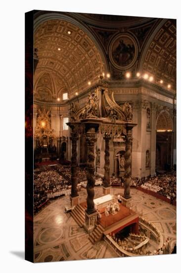 Interior of St Peter's Basilica-Vittoriano Rastelli-Premier Image Canvas