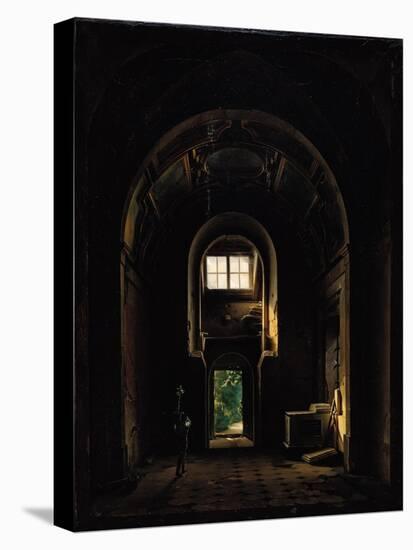 Interior of the Chapel of Saint-Philippe in the Eglise des Feuillants in Paris, 1814-Louis Jacques Mande Daguerre-Premier Image Canvas