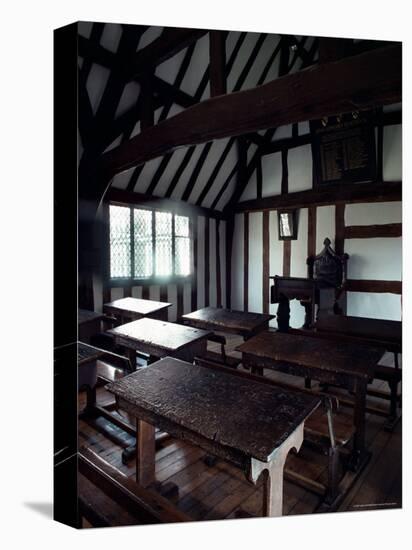 Interior of the Grammar School, Stratford-Upon-Avon, Warwickshire, England, United Kingdom-Adam Woolfitt-Premier Image Canvas