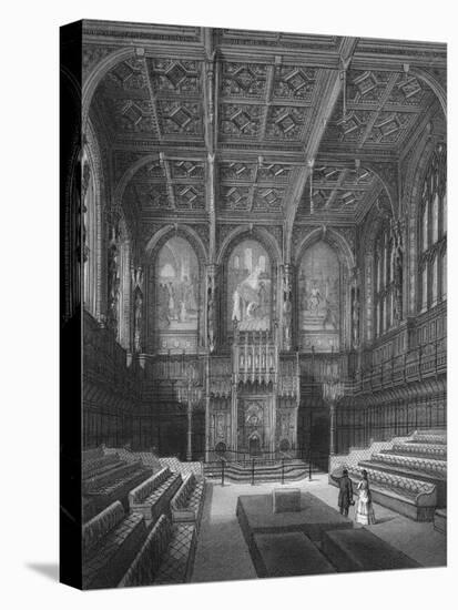 Interior of the House of Lords, Palace of Westminster, London c1878 (1878)-Unknown-Premier Image Canvas