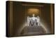 Interior of the Lincoln Memorial Lit Up at Night-Michael Nolan-Premier Image Canvas