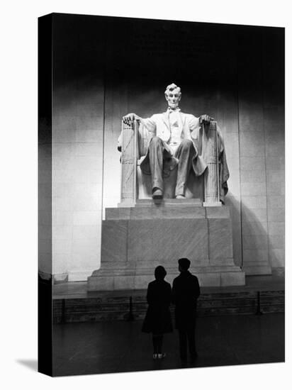 Interior of the Lincoln Memorial-Carl Mydans-Premier Image Canvas