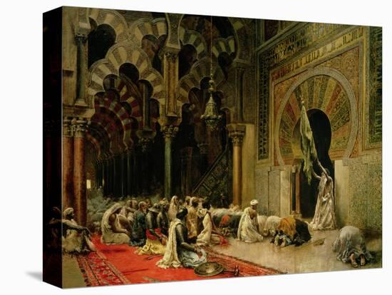 Interior of the Mosque at Cordoba, C.1880-Edwin Lord Weeks-Premier Image Canvas