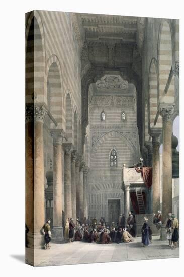 Interior of the Mosque of the Metwalys-David Roberts-Premier Image Canvas