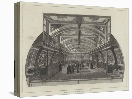 Interior of the Saloon in the Bessemer Steam-Ship-Frank Watkins-Premier Image Canvas