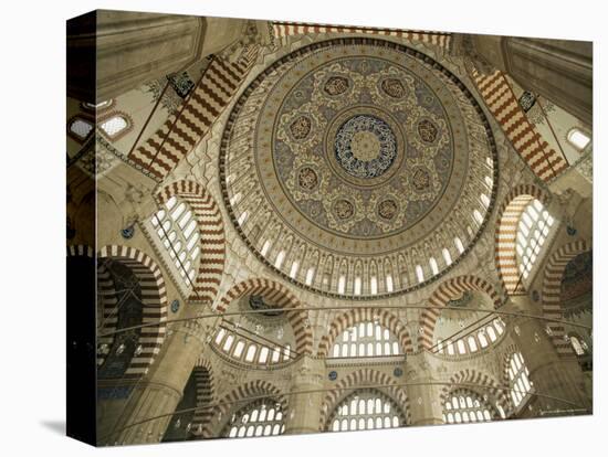Interior of the Selimiye Mosque, Edirne, Anatolia, Turkey, Eurasia-Adam Woolfitt-Premier Image Canvas