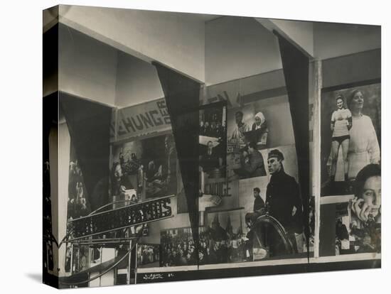 Interior of the Soviet Pavilion at the International Press Exhibition, Cologne-El Lissitzky-Premier Image Canvas