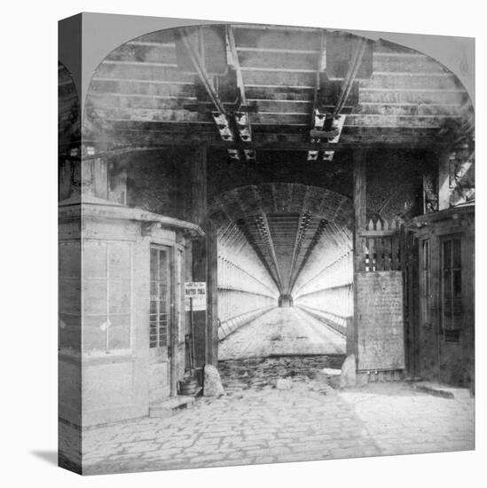 Interior of the Suspension Bridge, Niagara Falls, Canada, Early 20th Century-null-Premier Image Canvas