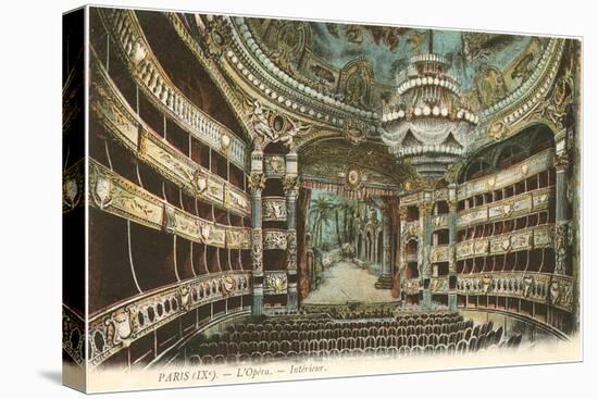 Interior, Opera House,Paris, France-null-Stretched Canvas