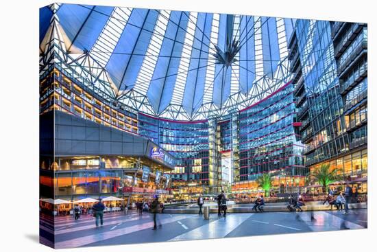 Interior, Potsdamer Platz, Berlin, Germany-Sabine Lubenow-Premier Image Canvas