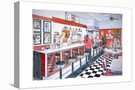 Interior, Soda Fountain, NYC, 2012-Anthony Butera-Premier Image Canvas