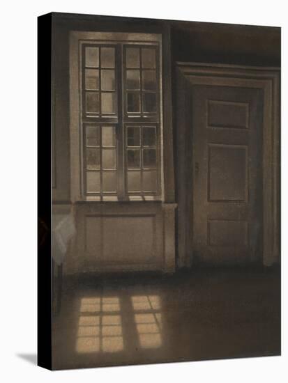 Interior, Sunlight on the Floor-Vilhelm Hammershoi-Premier Image Canvas