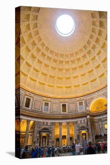 Interior, the Pantheon, UNESCO World Heritage Site, Rome, Lazio, Italy, Europe-Frank Fell-Premier Image Canvas