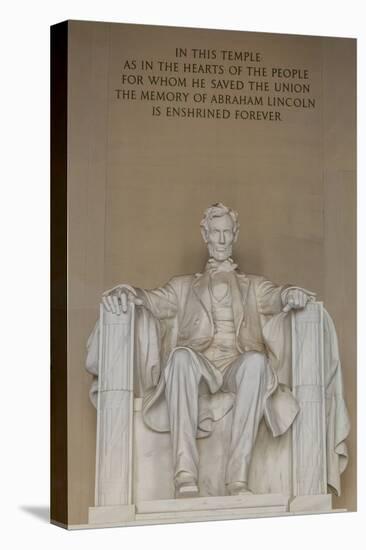 Interior View of the Lincoln Statue in the Lincoln Memorial-Michael Nolan-Premier Image Canvas