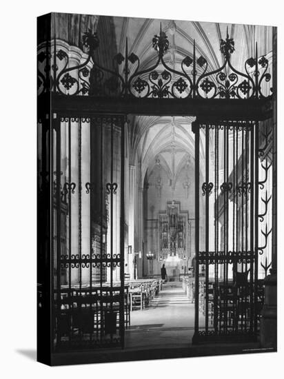 Interior View of the National Cathedral-Andreas Feininger-Premier Image Canvas