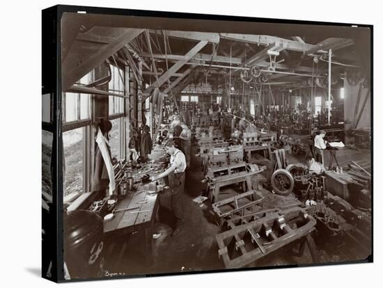 Interior View of the New York Yacht, Launch and Engine Co. on the Harlem River, New York, 1905-Byron Company-Premier Image Canvas