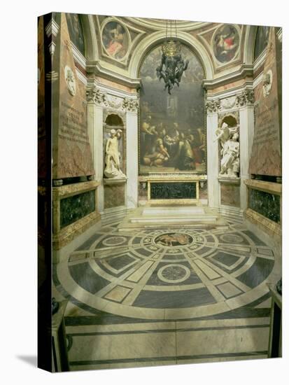 Interior View of the Octagonal Chigi Chapel, Begun by Raphael in 1513 Completed 1652-Giovanni Lorenzo Bernini-Premier Image Canvas