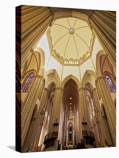 Interior view of the Sao Paulo See Metropolitan Cathedral, Praca da Se, City of Sao Paulo, State of-Karol Kozlowski-Premier Image Canvas