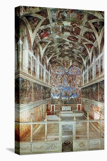 Interior View of the Sistine Chapel-Italian School-Premier Image Canvas