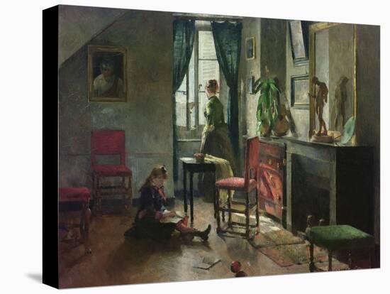 Interior with Figures, 1886-Harriet Backer-Premier Image Canvas