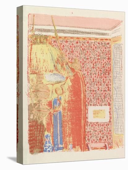 Interior with Pink Wallpaper II, from the series Landscapes and Interiors, 1899-Edouard Vuillard-Premier Image Canvas