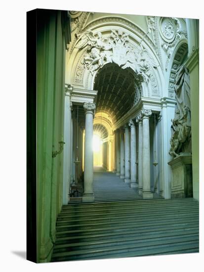 Interior with View of the Staircase-Giovanni Lorenzo Bernini-Premier Image Canvas