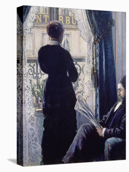 Interior, Woman at the Window, 1880-Gustave Caillebotte-Premier Image Canvas