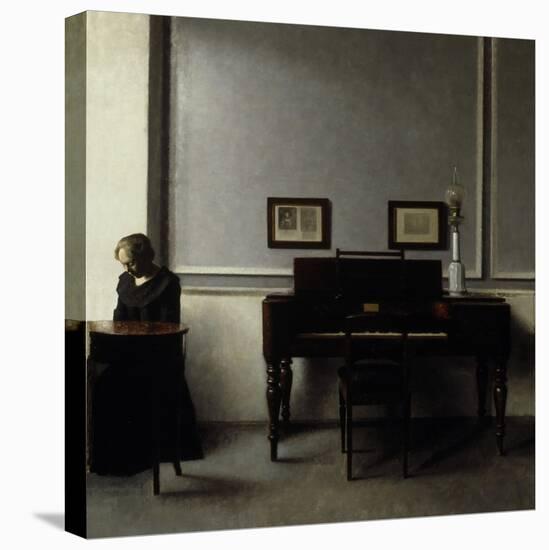 Interior-Vilhelm Hammershoi-Premier Image Canvas