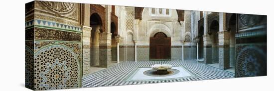 Interiors of a Medersa, Medersa Bou Inania, Fez, Morocco-null-Premier Image Canvas