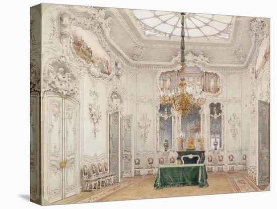 Interiors of the Winter Palace, the Green Dining Room, 1852-Ludwig Premazzi-Premier Image Canvas