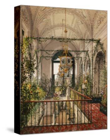 Interiors Of The Winter Palace The Small Winter Garden In The Apartments Of Alexandra Fyodorovna Giclee Print Konstantin Andreyevich Ukhtomsky Art Com