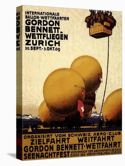 International Balloon Festival, Zurich, c.1909-Emil Cardinaux-Premier Image Canvas