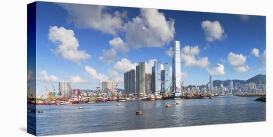 International Commerce Centre (Icc) and Hong Kong Island Skyline, Hong Kong, China, Asia-Ian Trower-Premier Image Canvas