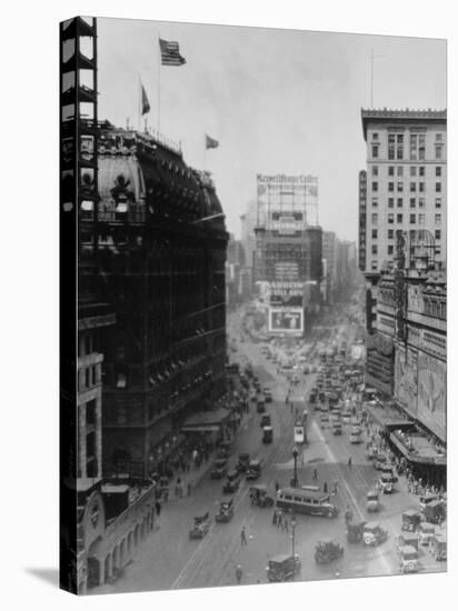 Intersection of Broadway and 7th Avenue, North of Times Square-Emil Otto Hoppé-Premier Image Canvas