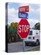 Intersection Sign on Sanibel Island, Florida, USA-Charles Sleicher-Premier Image Canvas