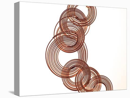 Intertwined Gold V-Monika Burkhart-Premier Image Canvas
