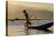 Intha Ethnic Group Fisherman, Inle Lake, Shan State, Myanmar (Burma), Asia-Nathalie Cuvelier-Premier Image Canvas