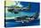 Into the Blue: American War-Planes-Wilf Hardy-Premier Image Canvas