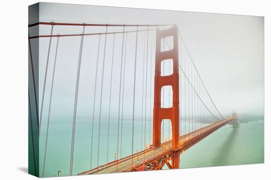 Into the Fog at Golden Gate Bridge, San Francisco-Vincent James-Premier Image Canvas