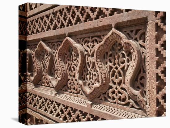 Intricate Carving, Qutb Complex, Delhi, India, Asia-Martin Child-Premier Image Canvas